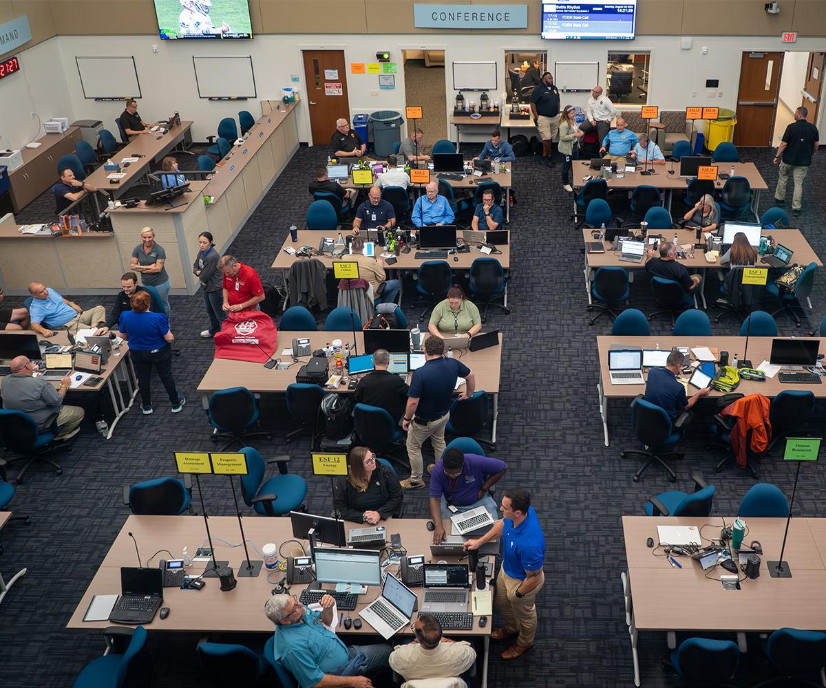 Manatee Emergency Operations Center, Sat., Aug. 3, 2024, at 2:21 p.m.